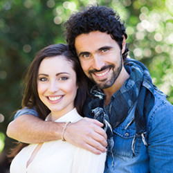 Vasectomy procedure model illustration